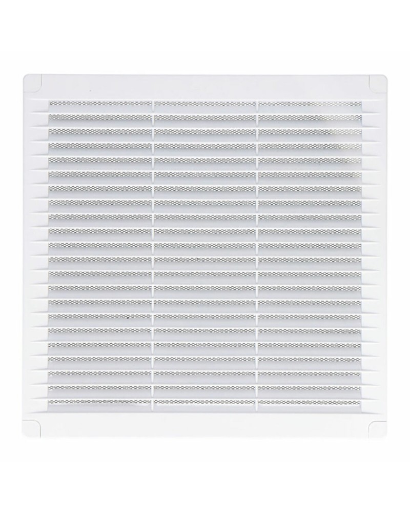 White EDM Vent Grille, 10x10 cm, Home Ventilation
